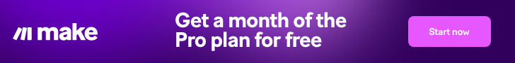 Ottieni un mese gratis I make.com