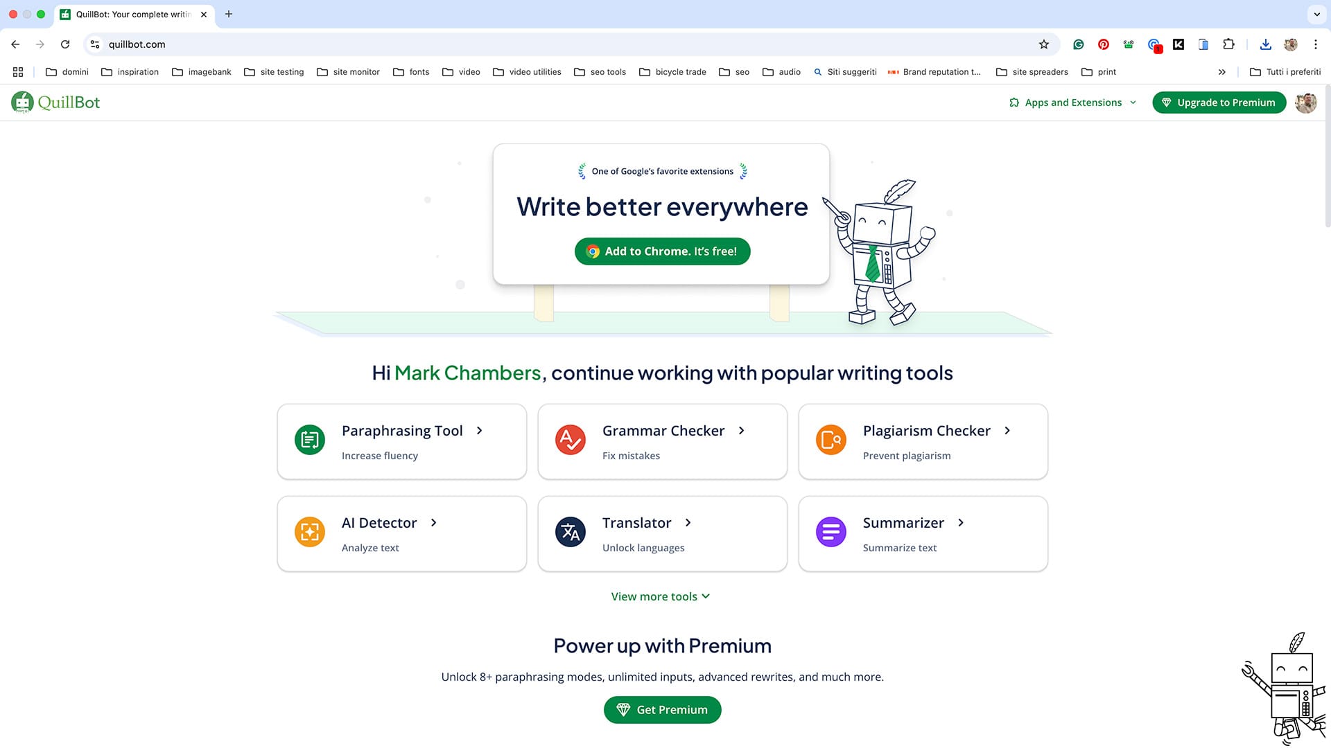 QuillBot: Strumento AI per migliorare e riscrivere testi