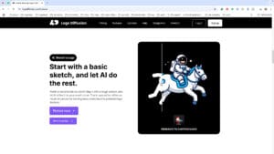 Logo Diffusion: Sketch to logo