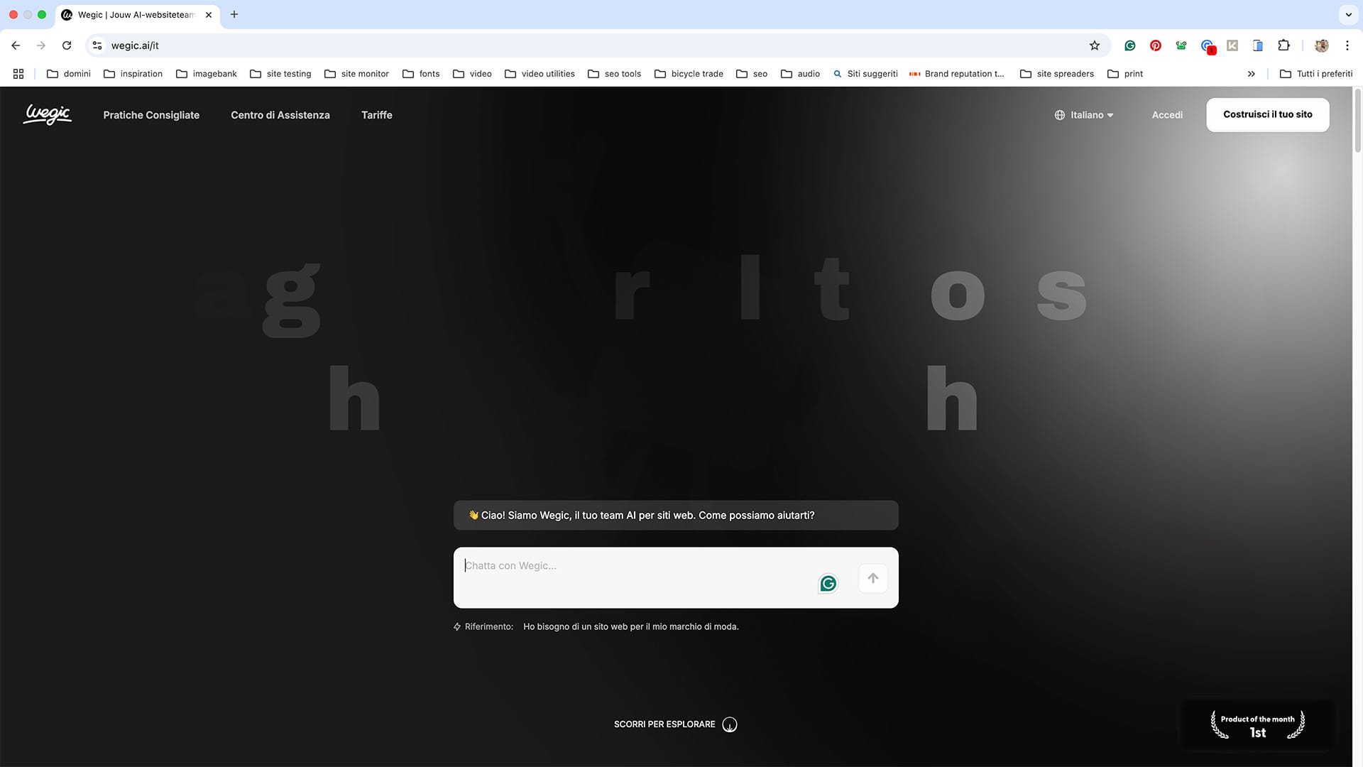 Scopri Wegic.AI: La Guida Completa per Creare il Tuo Sito Web e Sfruttarne al Meglio le Potenzialità
