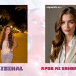 Esempio di influencer virtuale creato con APOB AI