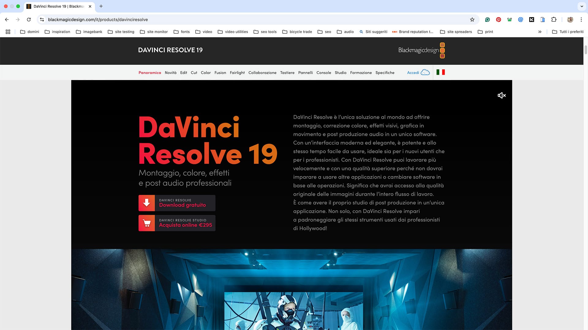 DaVinci Resolve 19: segreti di Hollywood gratis