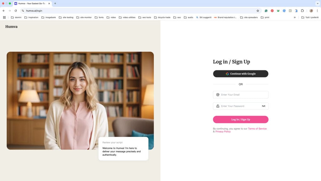 Avatar AI per presentazioni autentiche