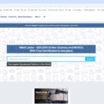 Sito web della piattaforma Mind Luster con elenco dei corsi disponibili